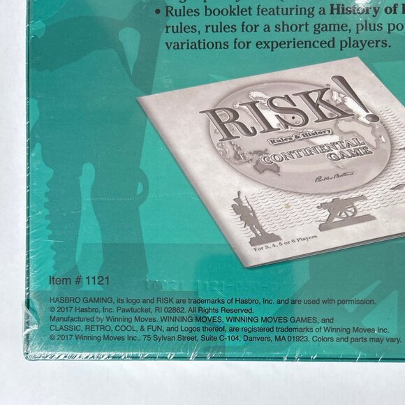 Risk 1959 First Edition Classic Reproduction Board Game | Continental Wooden Pcs - Picture 7 of 9